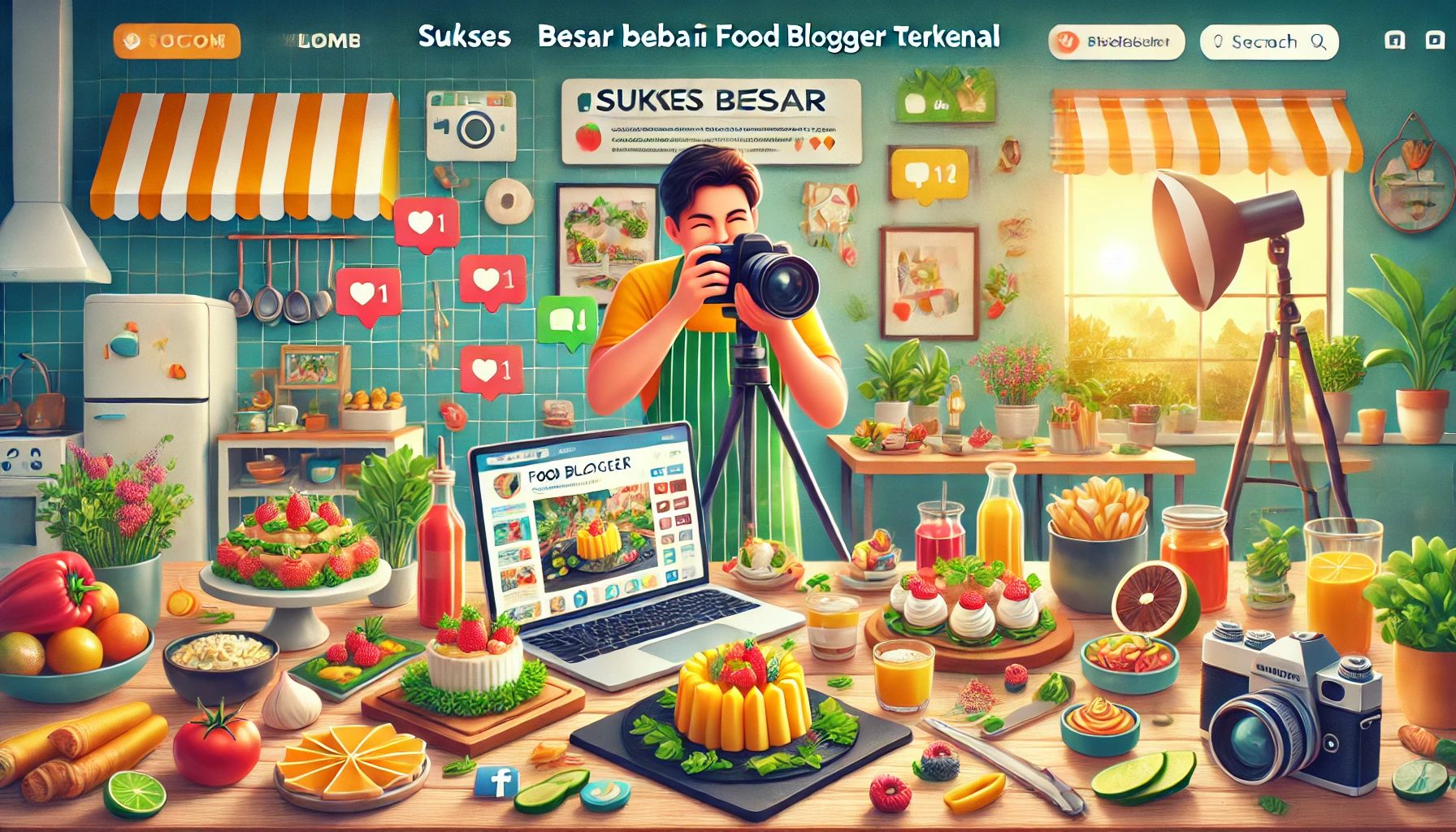Sukses Besar sebagai Food Blogger Terkenal