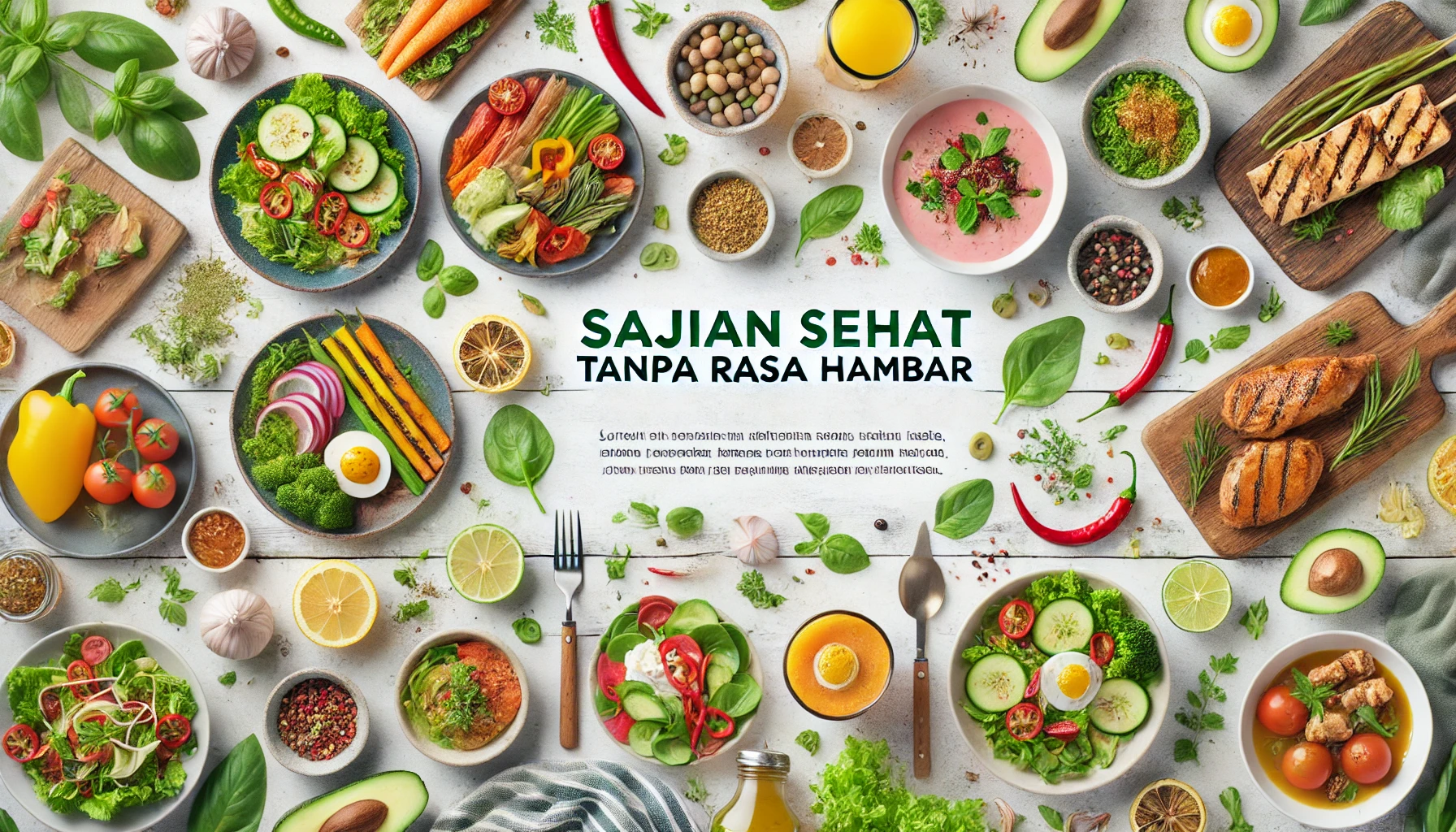 Sajian Sehat Tanpa Rasa Hambar